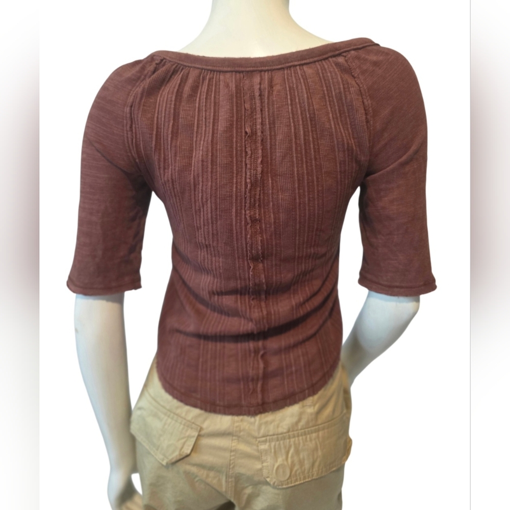 We The Free Daisy Tee Brown Owl Size XS NWT - Picture 7 of 16